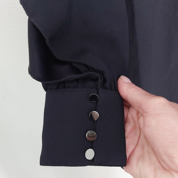 ●TED BAKER ●Made in Berlin Women Chils Detail Sleeve Mini Dress Black size.2 NWT - Picture 9 of 13